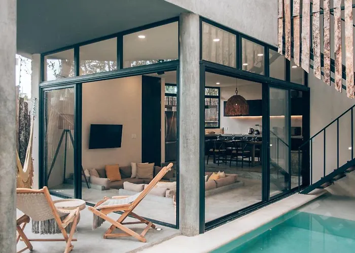 Villa Jungle Boho - Pvt Pool -100mbs -concierge 8b Tulum
