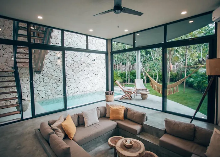 Villa Jungle Boho - Pvt Pool -100mbs -concierge 8b Tulum